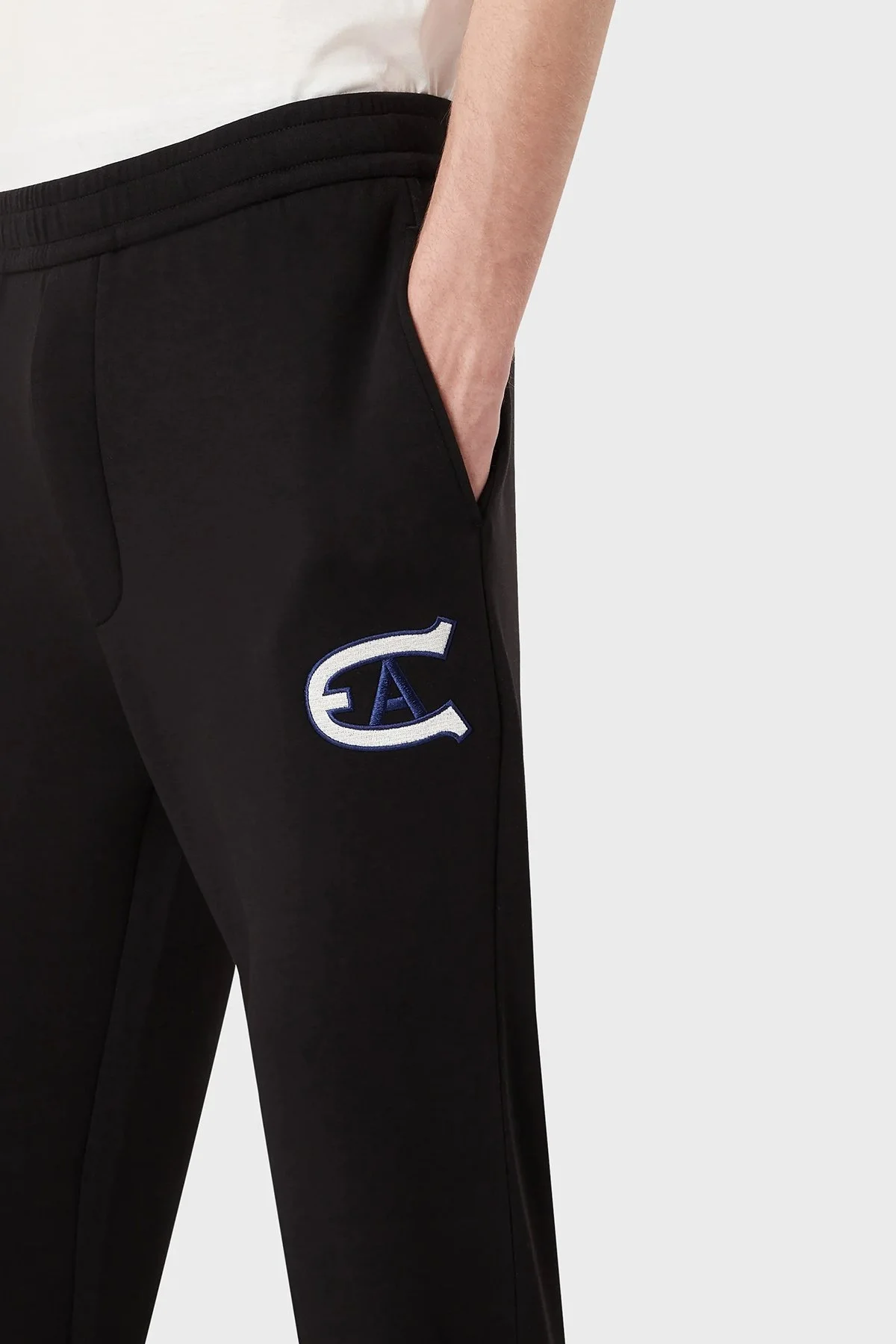 Emporio Armani Baskılı Pamuklu Cepli Erkek Pantolon 6K1P50 1JHSZ 0999 SİYAH - 3