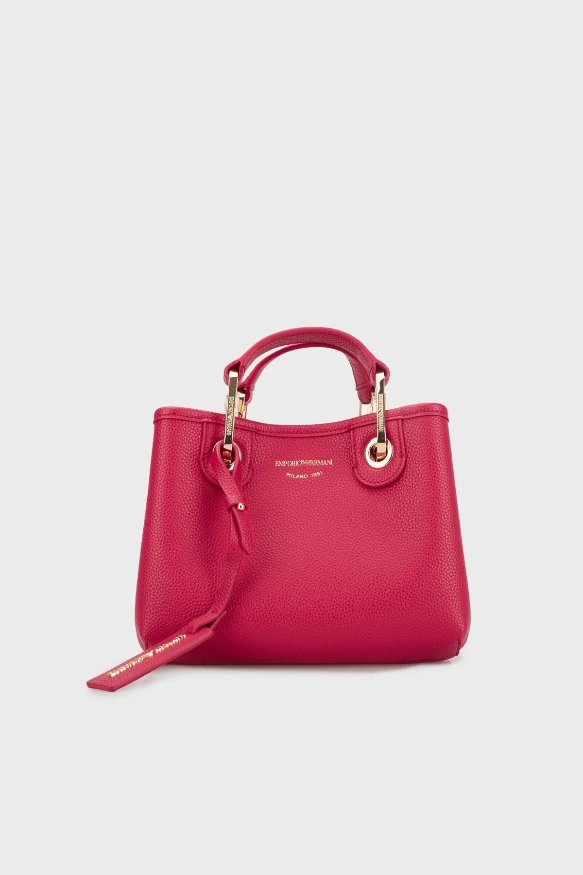 Emporio Armani Çıkarılabilir İç Bölmeli Uzatma Askılı Bayan Çanta Y3D176 YFO5B 80533 FUŞYA - 5
