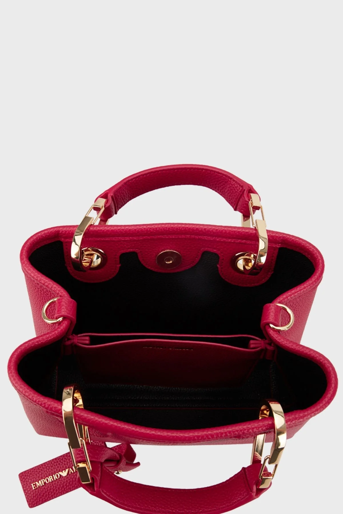 Emporio Armani Çıkarılabilir İç Bölmeli Uzatma Askılı Bayan Çanta Y3D176 YFO5B 80533 FUŞYA - 8