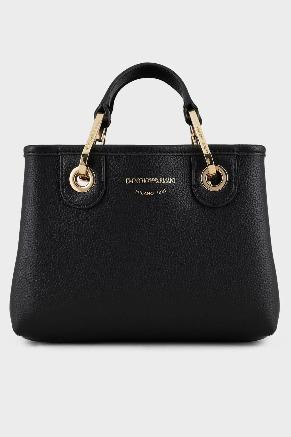 Emporio Armani Marka Logolu Ayarlanabilir Askılı Bayan Çanta Y3D176 YFO5B 85218 SİYAH - 1