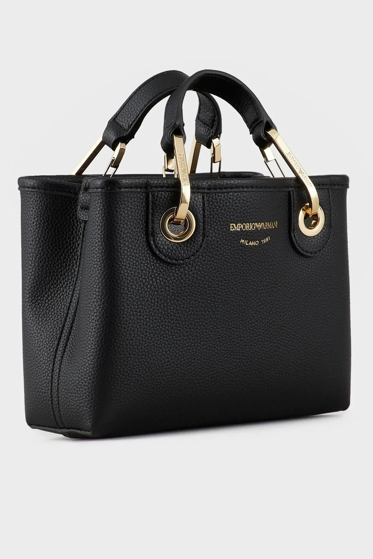 Emporio Armani Marka Logolu Ayarlanabilir Askılı Bayan Çanta Y3D176 YFO5B 85218 SİYAH - 6