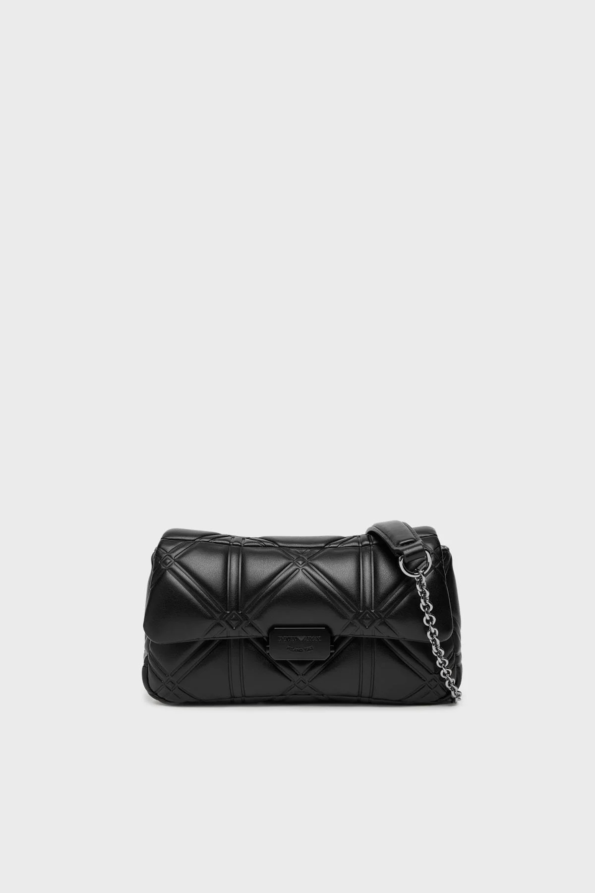 Emporio Armani Logolu Zincir Askılı Kadın Çanta EW002956 AF19662 UC001 SİYAH - 1