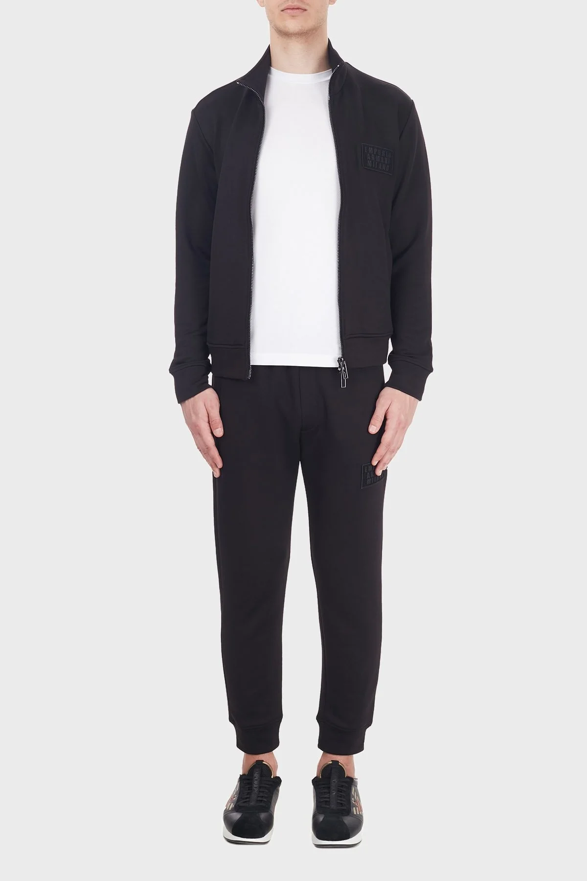 Emporio Armani Belden Bağlamalı Cepli Erkek Pantolon 6H1PQ8 1JQLZ 0999 SİYAH - 1