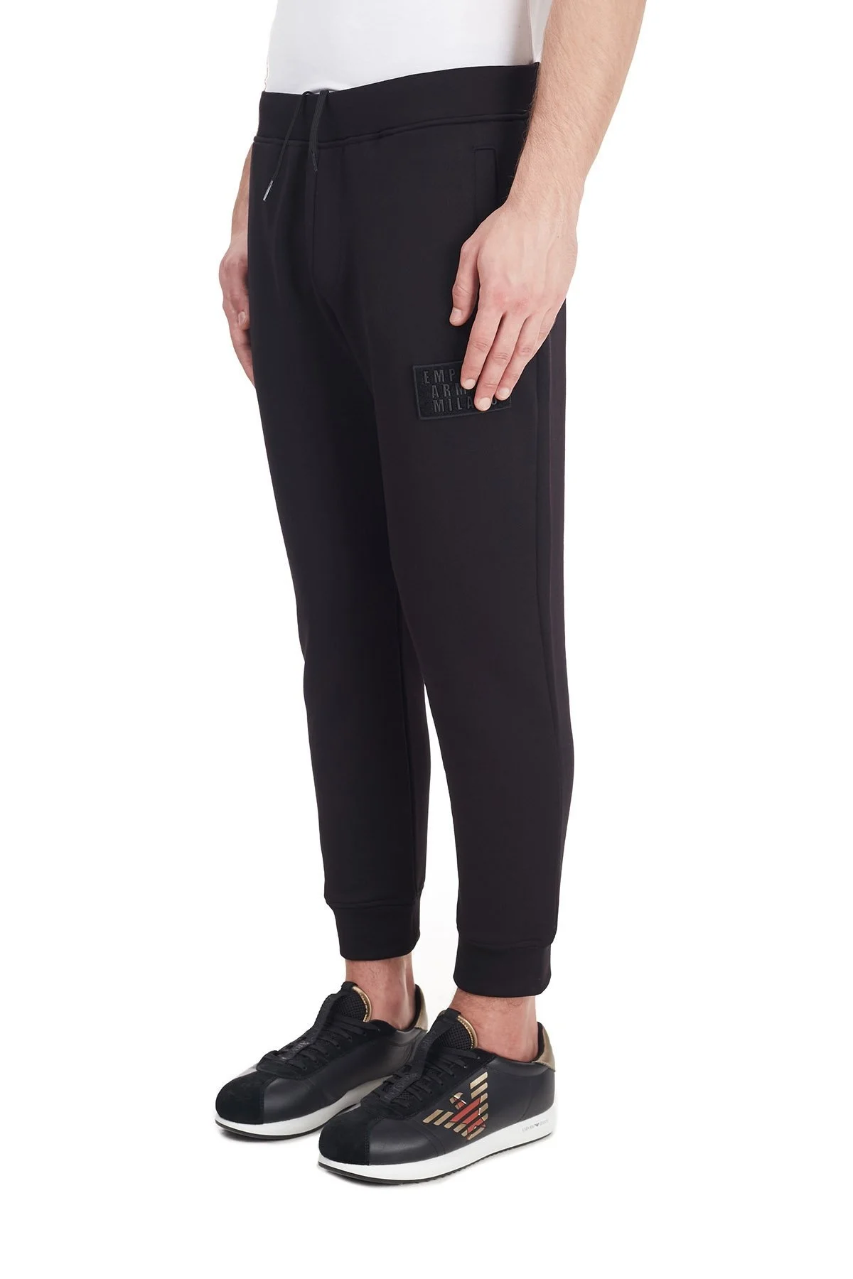 Emporio Armani Belden Bağlamalı Cepli Erkek Pantolon 6H1PQ8 1JQLZ 0999 SİYAH - 4