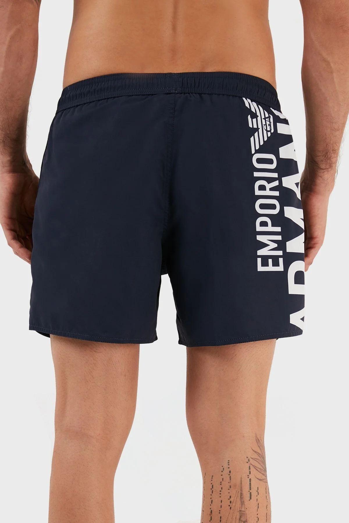 Emporio Armani Belden Bağlamalı Deniz Şortu Regular Fit Cepli Erkek Mayo Short 211740 3R424 49336 LACİVERT - 6
