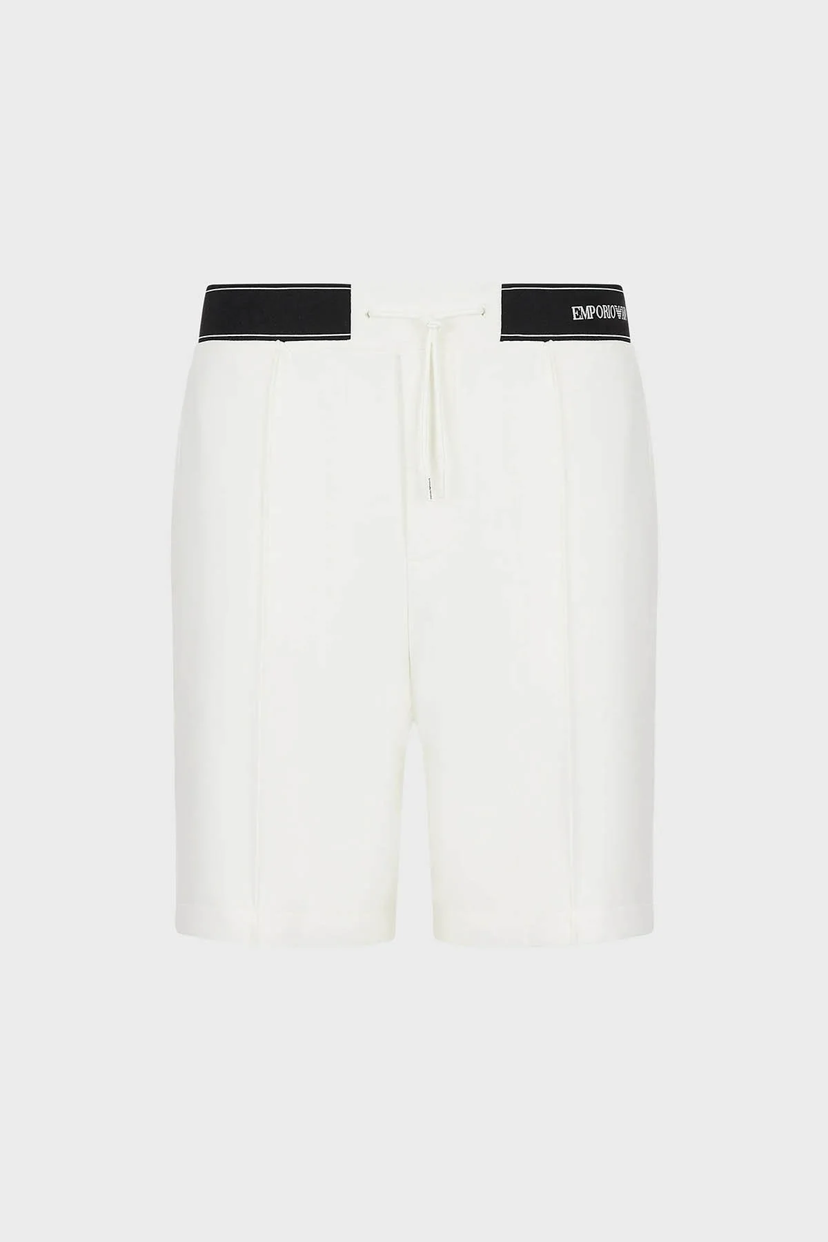 Emporio Armani Belden Bağlamalı Regular Fit Cepli Erkek Bermuda 3R1PZ7 1JHSZ 0101 BEYAZ - 1