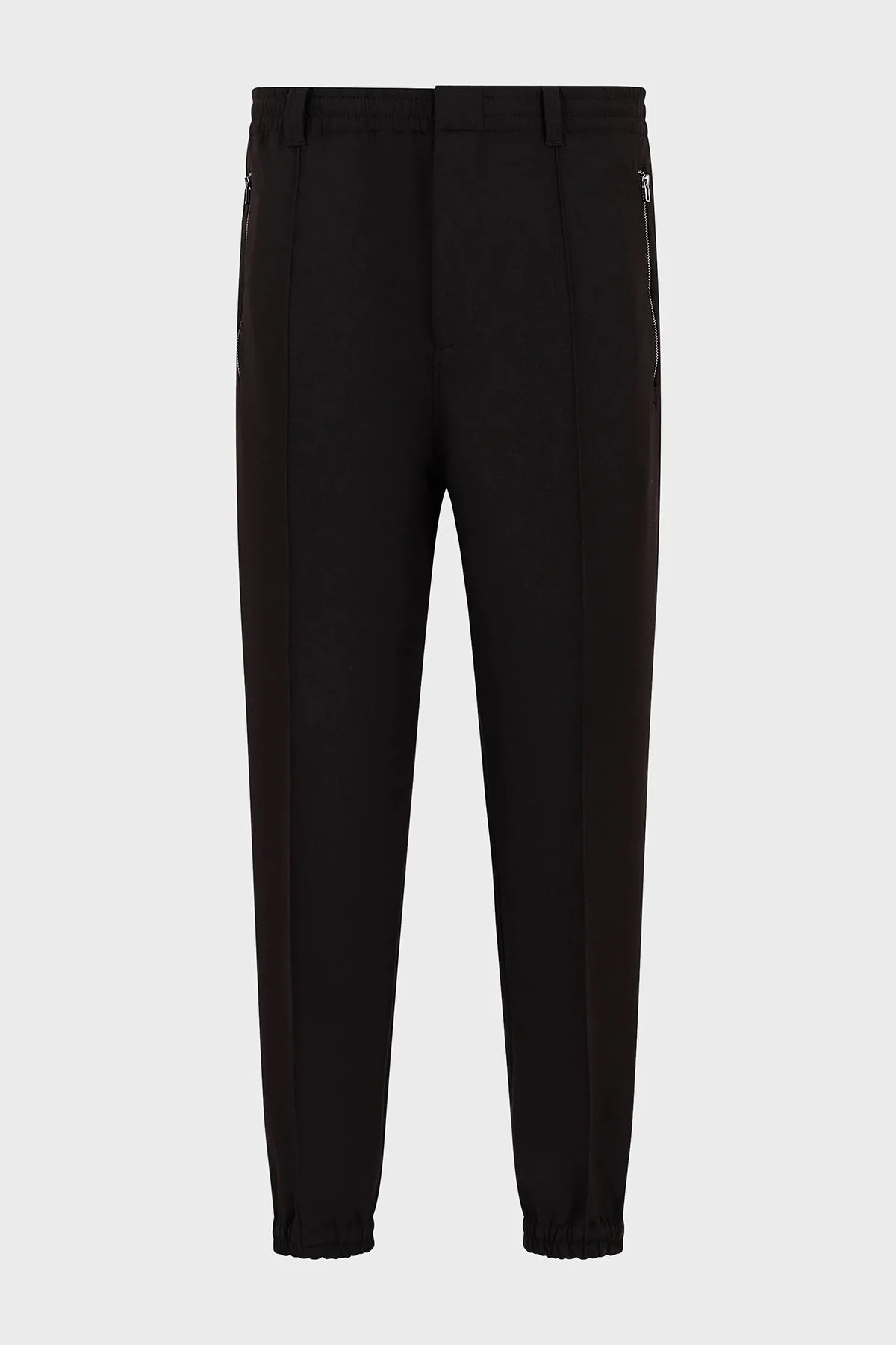 Emporio Armani Beli ve Paçası Lastikli Regular Fit Erkek Pantolon 6R1P74 1NFTZ 0999 SİYAH - 5