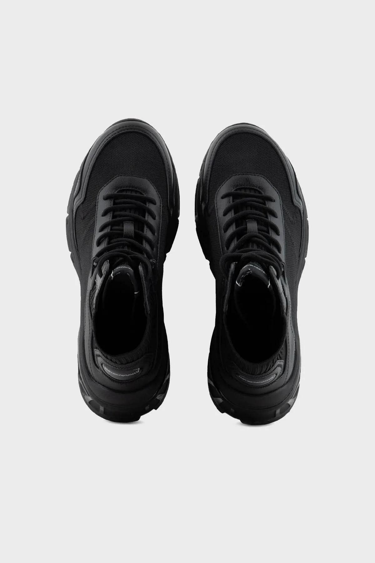 Emporio Armani Bilekli Sneaker Erkek Ayakkabı X4Z124 XN947 A083 SİYAH - 3