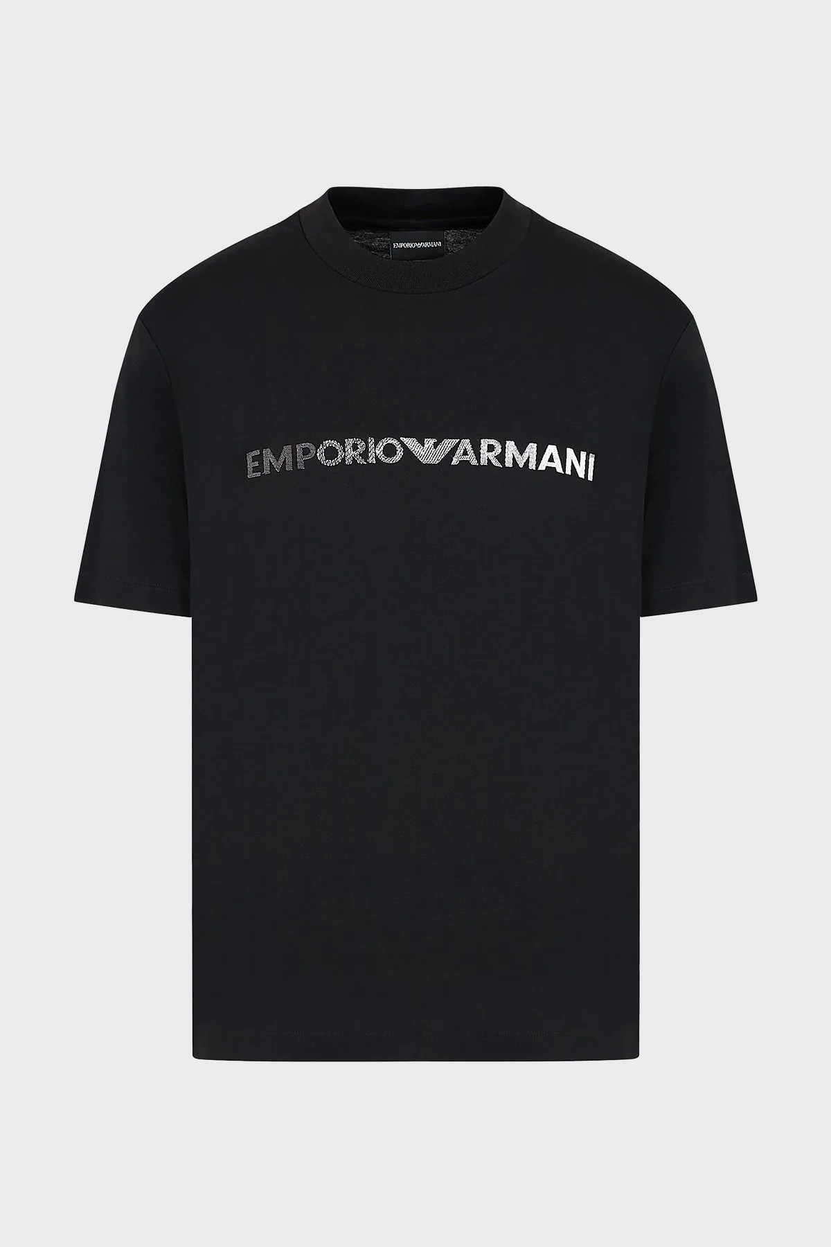 Emporio Armani Bisiklet Yaka % 100 Pamuk Regular Fit Erkek T Shirt 3D1TG3 1JPZZ 0057 SİYAH - 5