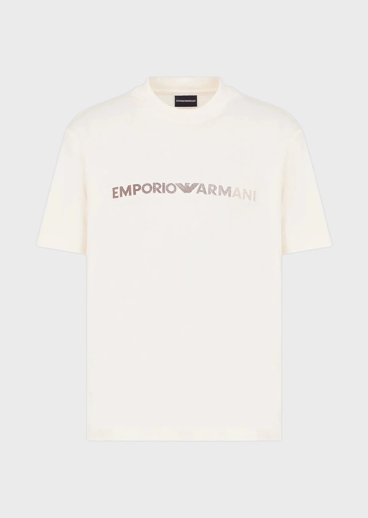 Emporio Armani Bisiklet Yaka % 100 Pamuk Regular Fit Erkek T Shirt 3D1TG3 1JPZZ 01B1 EKRU - 10