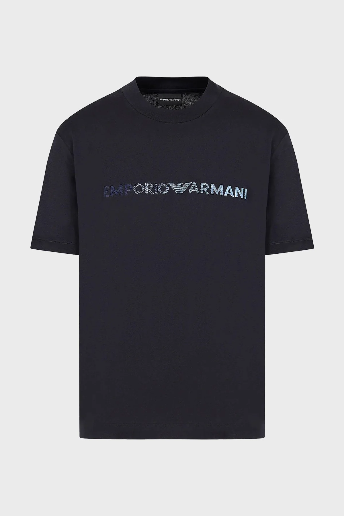 Emporio Armani Bisiklet Yaka % 100 Pamuk Regular Fit Erkek T Shirt 3D1TG3 1JPZZ 09R2 LACİVERT - 5