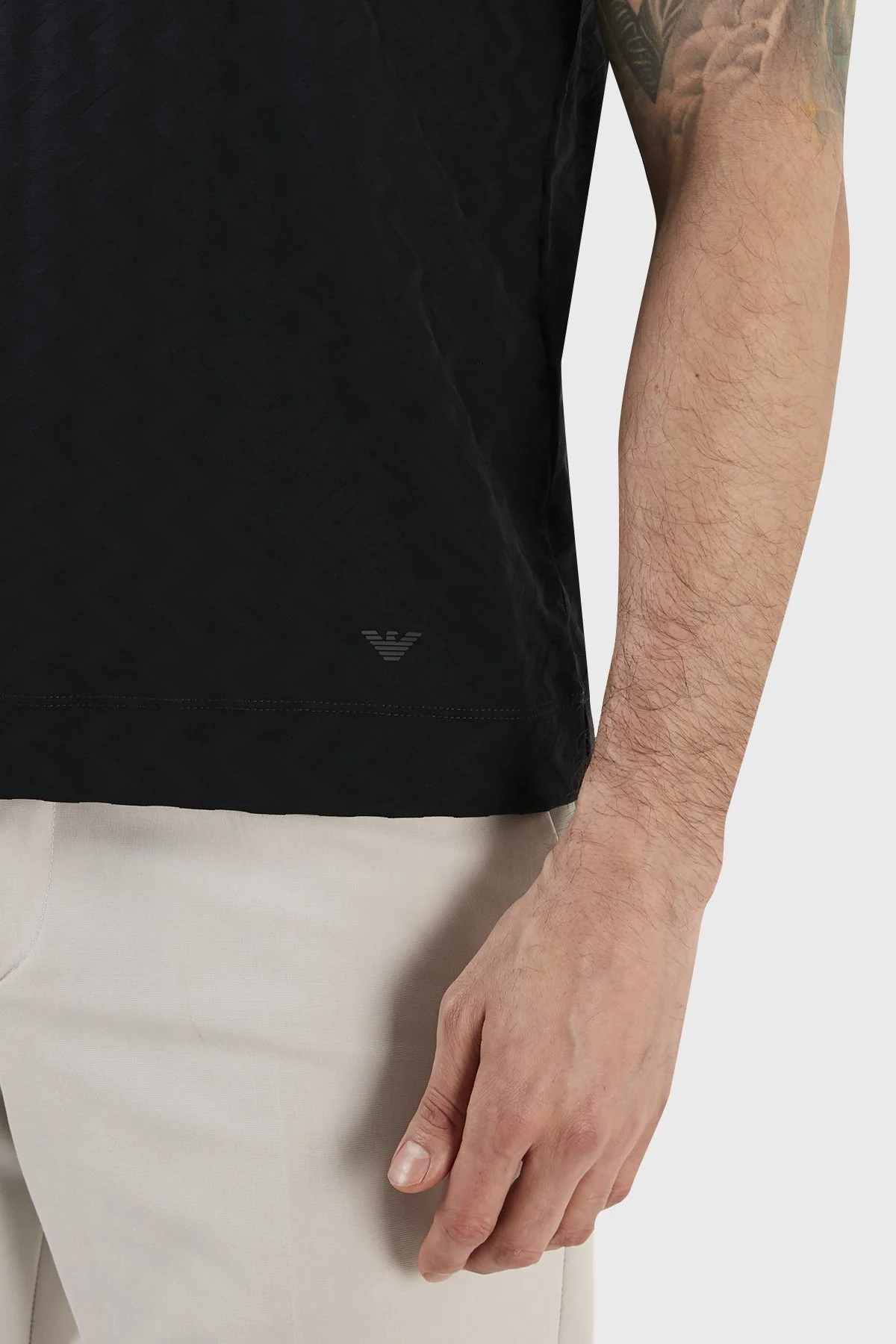 Emporio Armani Bisiklet Yaka % 100 Pamuk Regular Fit Erkek T Shirt 3R1TZ6 1JGYZ 09J3 LACİVERT - 6