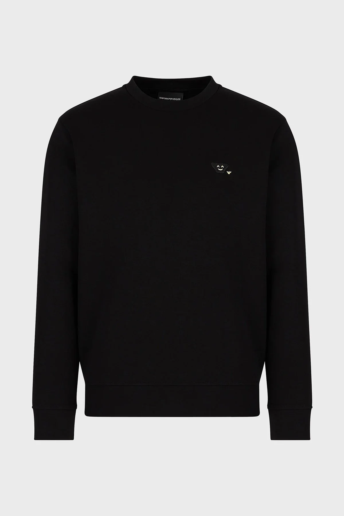 Emporio Armani Bisiklet Yaka Pamuklu Regular Fit Erkek Sweat 8N1MFC 1JHSZ 0999 SİYAH - 5