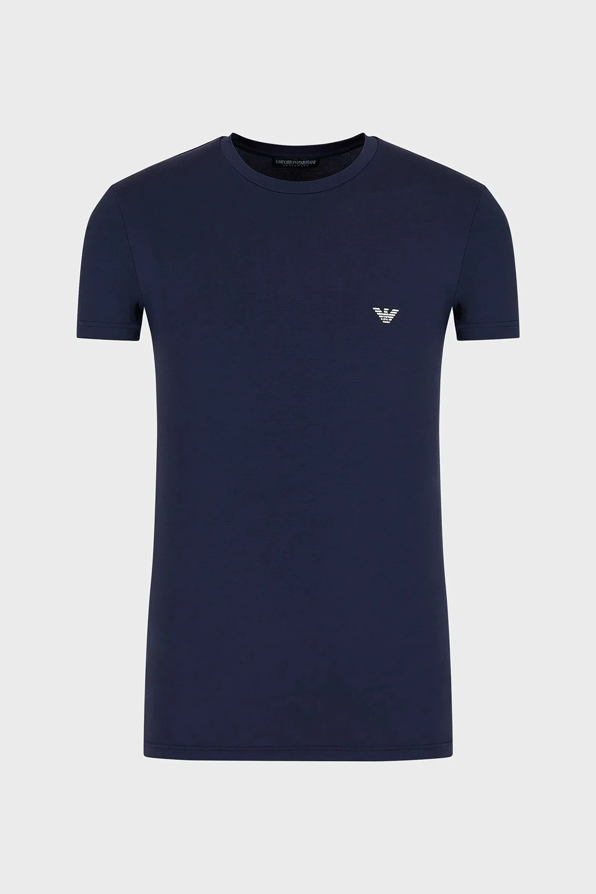 Emporio Armani Bisiklet Yaka Slim Fit Erkek T Shirt 111035 3R511 00135 LACİVERT - 3
