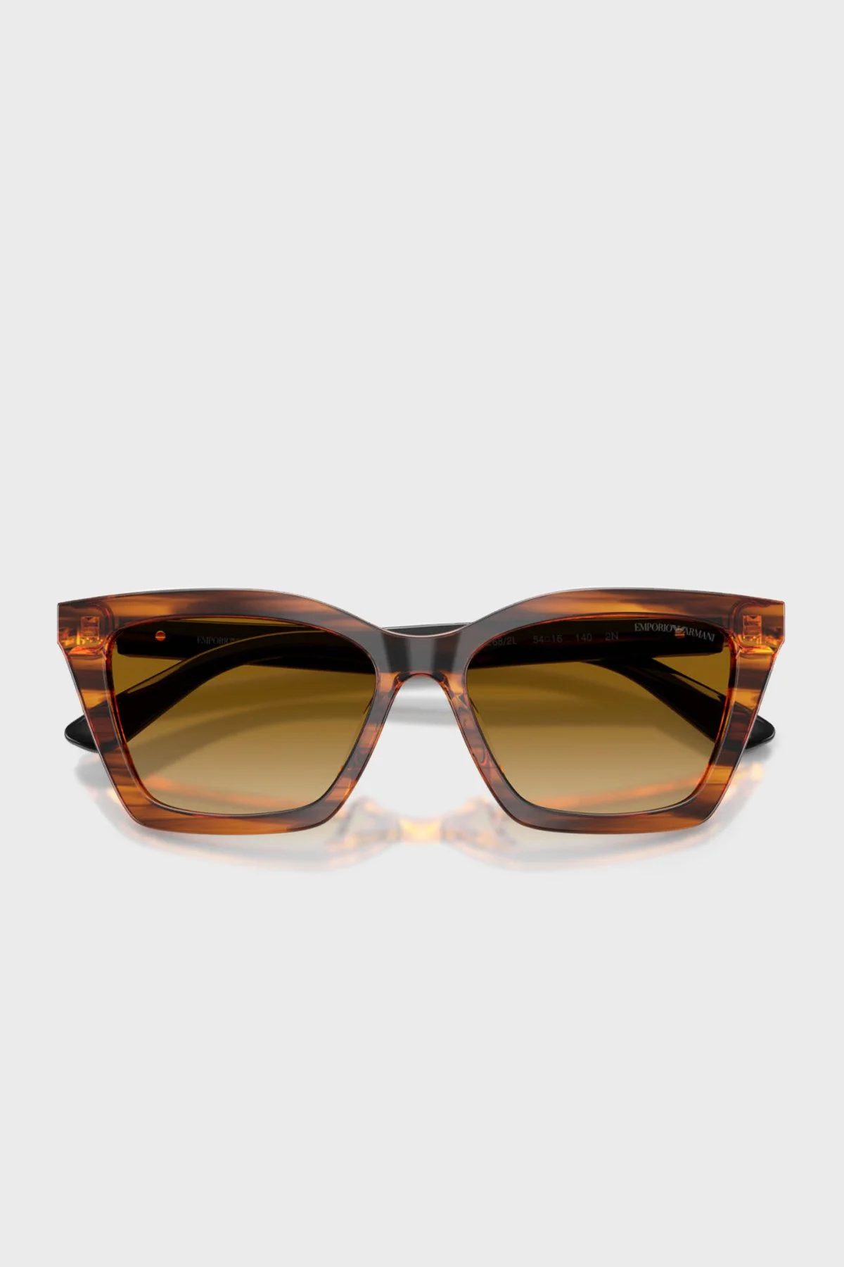 Emporio Armani Butterfly Güneş Kadın Gözlük 0EA4250U 62682L 54 Parlak Çizgili Sarı-Degrade Sa - 3
