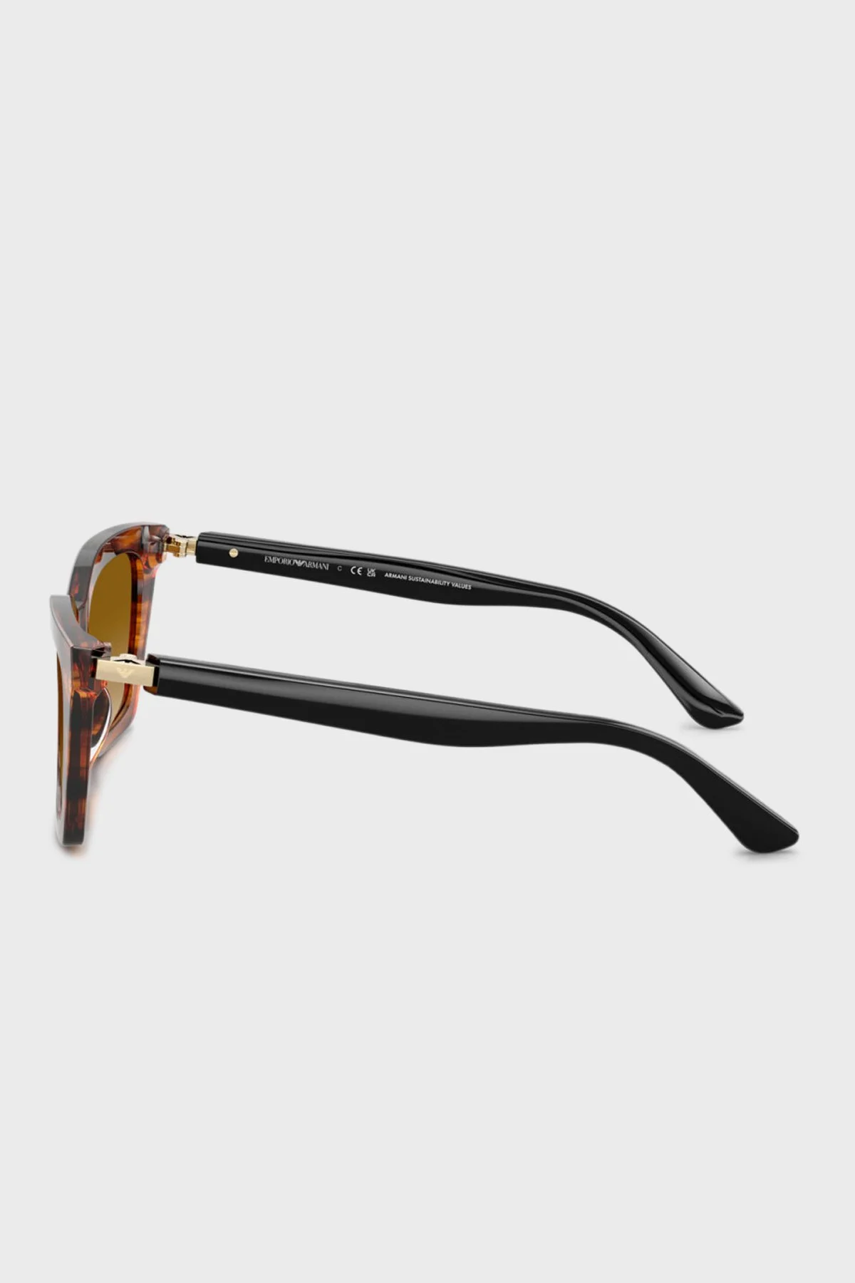 Emporio Armani Butterfly Güneş Kadın Gözlük 0EA4250U 62682L 54 Parlak Çizgili Sarı-Degrade Sa - 5