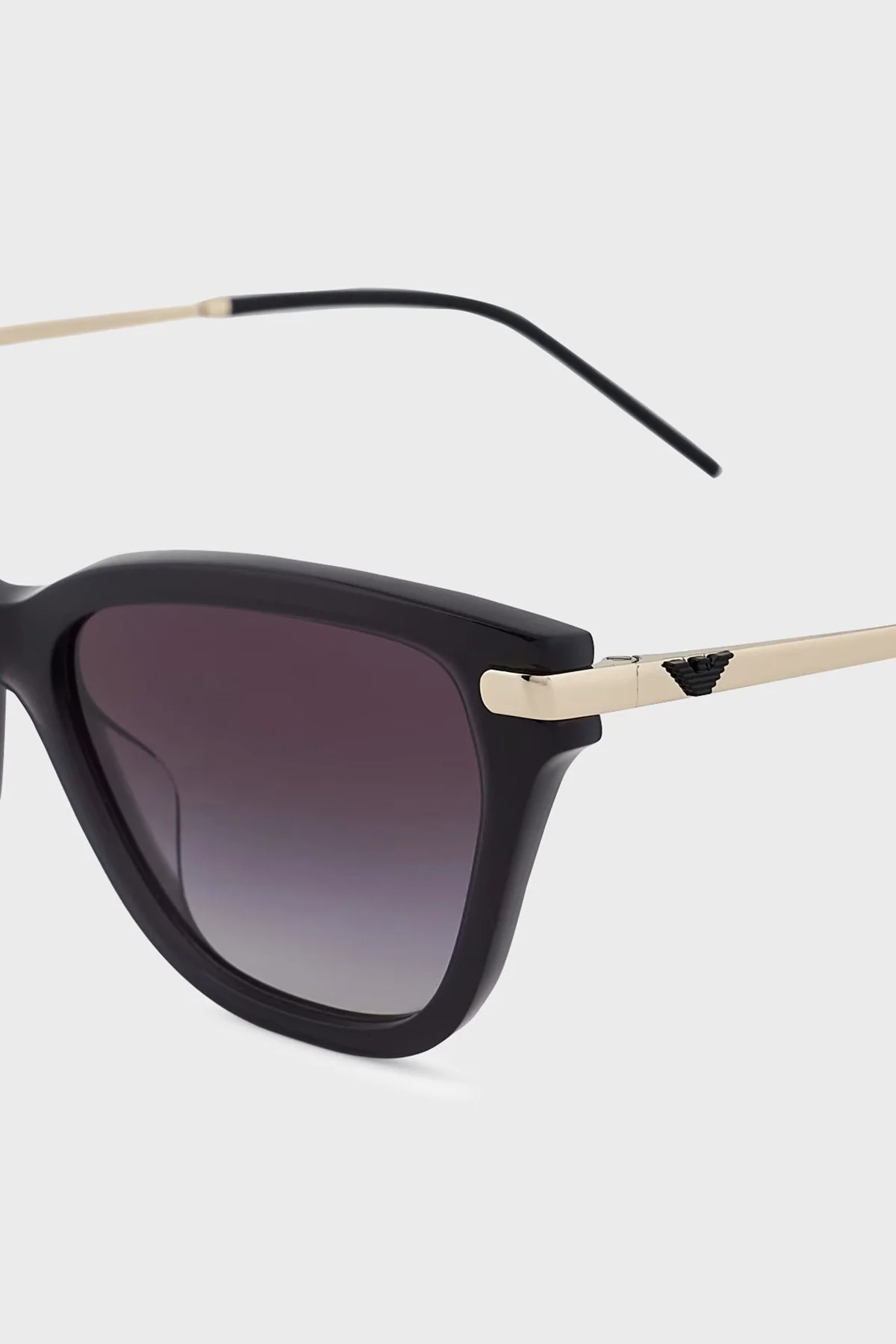 Emporio Armani Cat Eye Güneş Kadın Gözlük 0EA4251 62628G 54 Parlak Opal Siyah-Gri Gradyan - 5