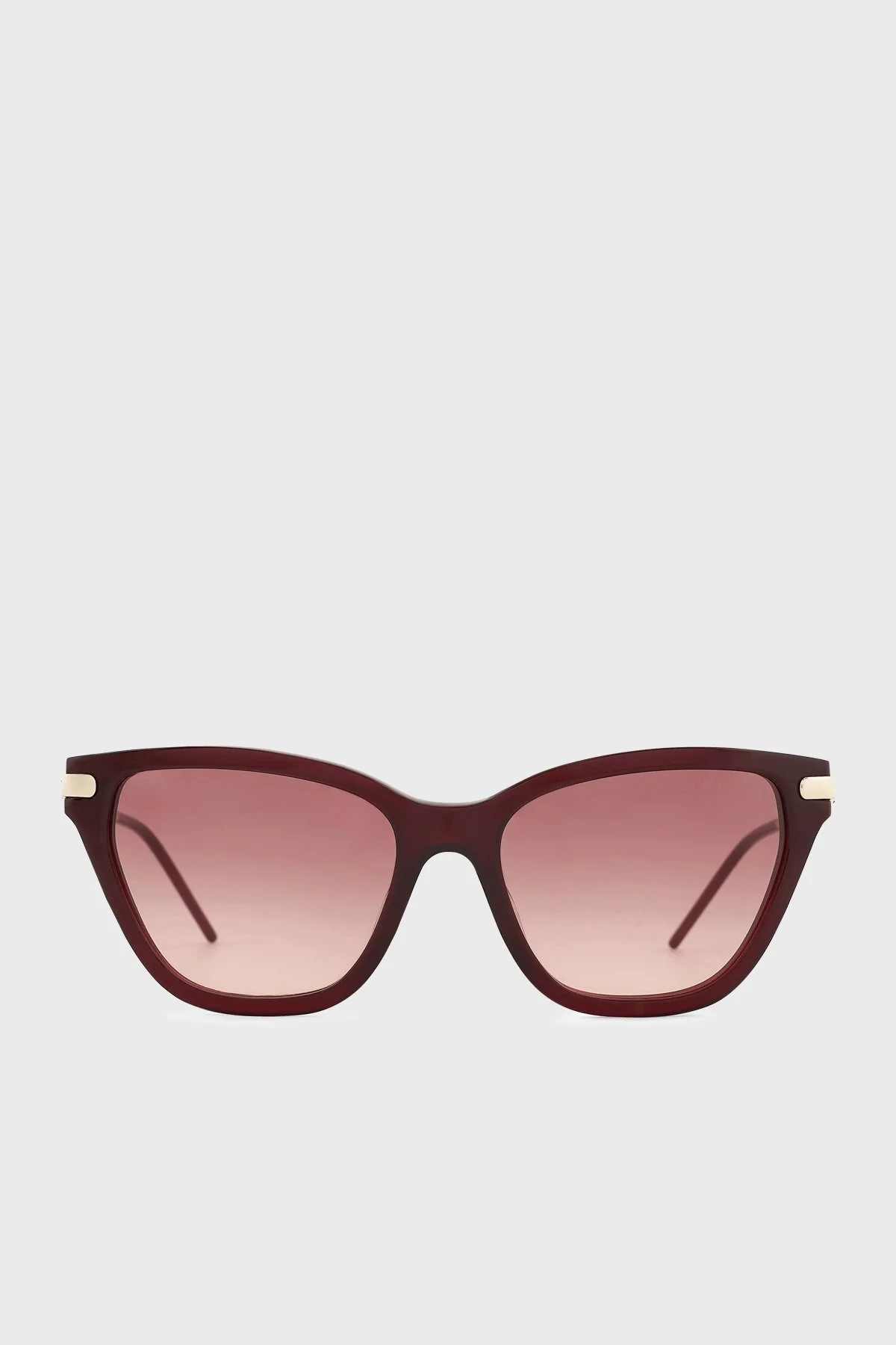 Emporio Armani Cat Eye Güneş Bayan Gözlük 0EA4251 62658D 54 Parlak Opal Bordo-Pembe Degrad - 6