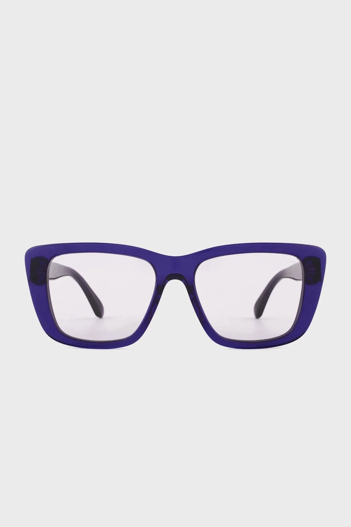 Emporio Armani Cat Eye Şeffaf Bayan Gözlük 0EA4246 U62531 54 Parlak Şeffaf Mor-Menekşe - 8