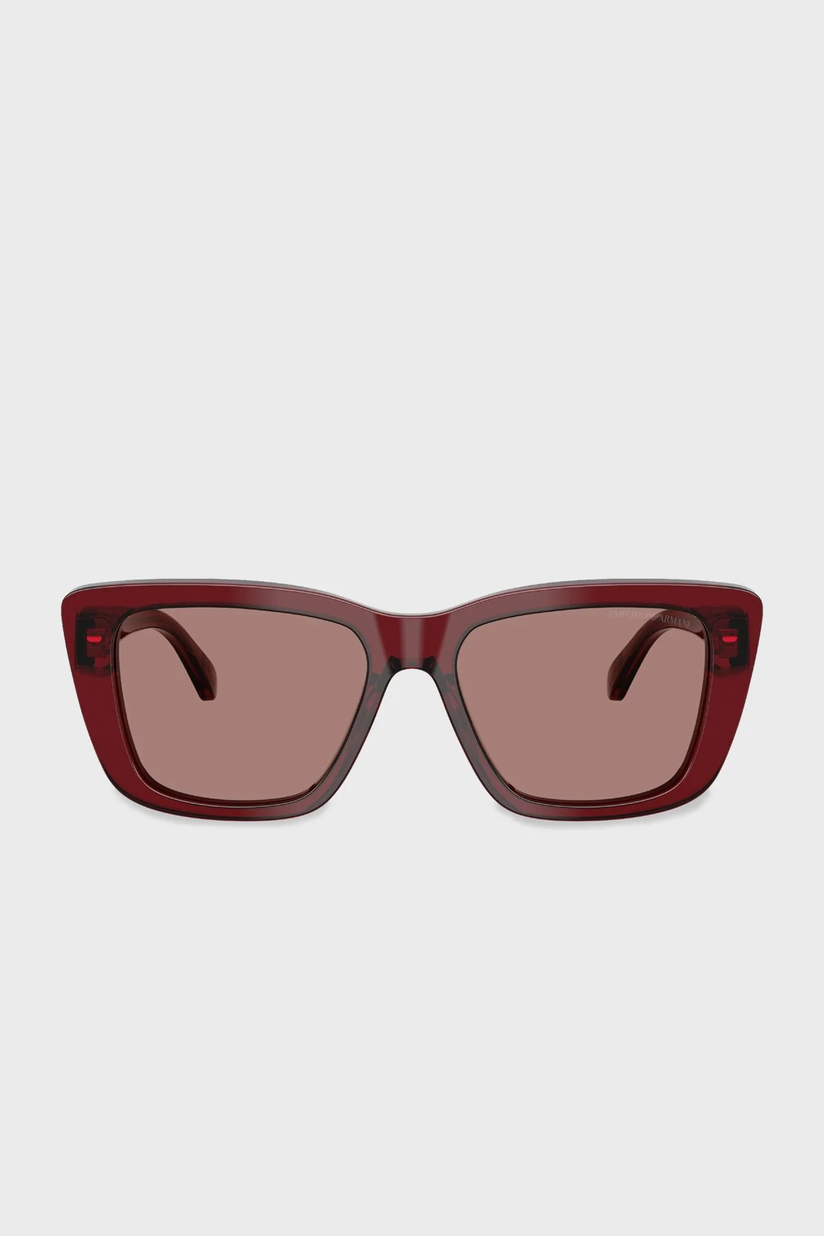 Emporio Armani Cat Eye Şeffaf Kadın Gözlük 0EA4246U 625473 54 Parlak Şeffaf Bordo-Açık Kahve - 2