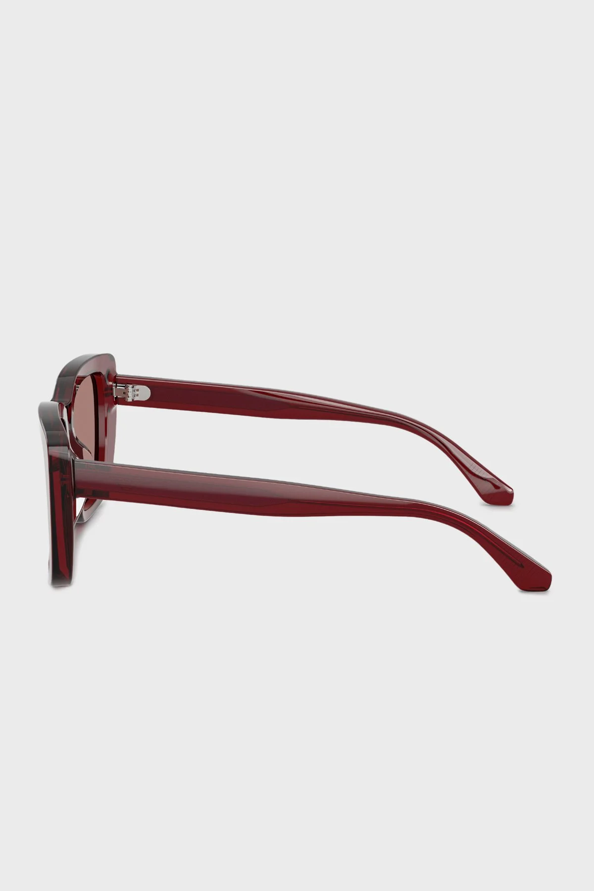Emporio Armani Cat Eye Şeffaf Kadın Gözlük 0EA4246U 625473 54 Parlak Şeffaf Bordo-Açık Kahve - 3