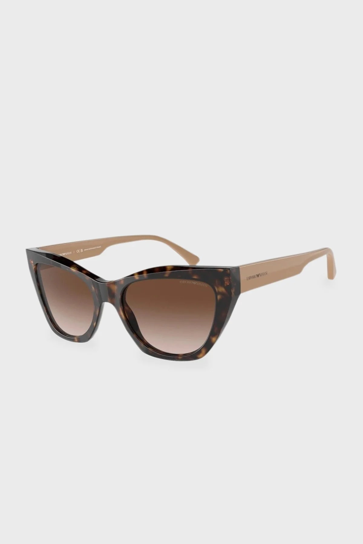 Emporio Armani Cat Güneş Bayan Gözlük 0EA4176 587913 54 Işıltılı Havana-Degrade Kahve - 1