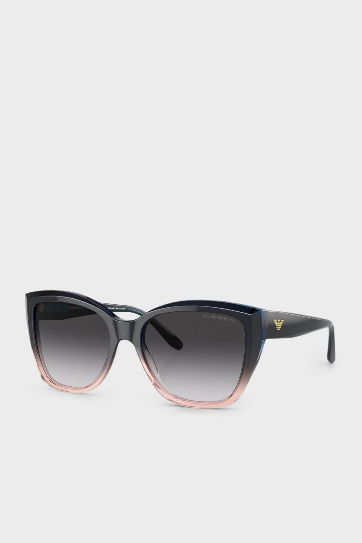 Emporio Armani Cat Güneş Kadın Gözlük 0EA4198 59918G 55 Degrade Mavi-Degrade Gri - 1
