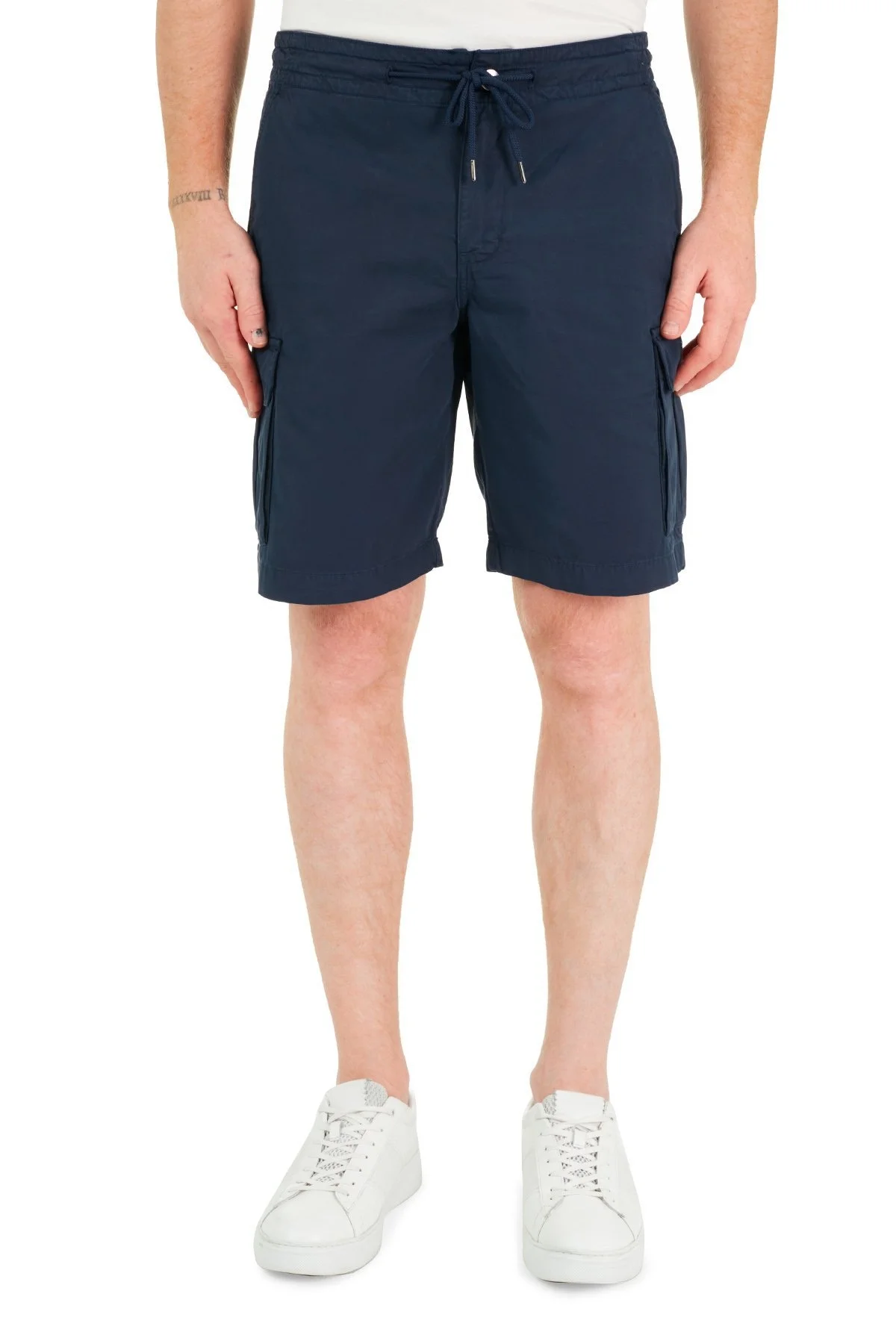 Emporio Armani Cepli % 100 Pamuk Erkek Bermuda S 211835 1P471 06935 LACİVERT - 2