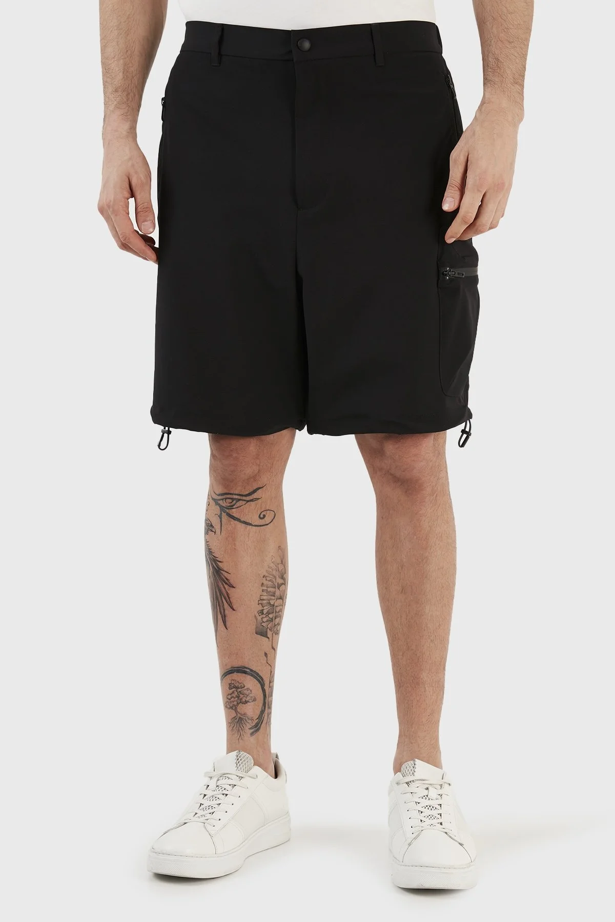 Emporio Armani Cepli Normal Bel Relaxed Fit Erkek Bermuda 3R1PG9 1NNIZ 0999 SİYAH - 2