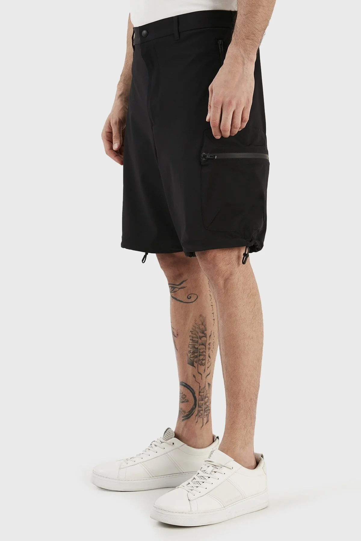 Emporio Armani Cepli Normal Bel Relaxed Fit Erkek Bermuda 3R1PG9 1NNIZ 0999 SİYAH - 4