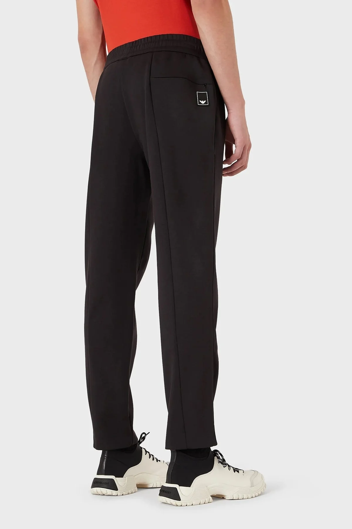 Emporio Armani Cepli Regular Fit Spor Erkek Pantolon 3L1PBI 1JRHZ 0999 SİYAH - 2