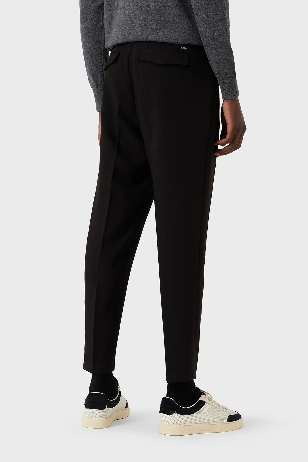 Emporio Armani Cepli Relaxed Fit Erkek Pantolon 6L1PC6 1NMKZ 0999 SİYAH - 3