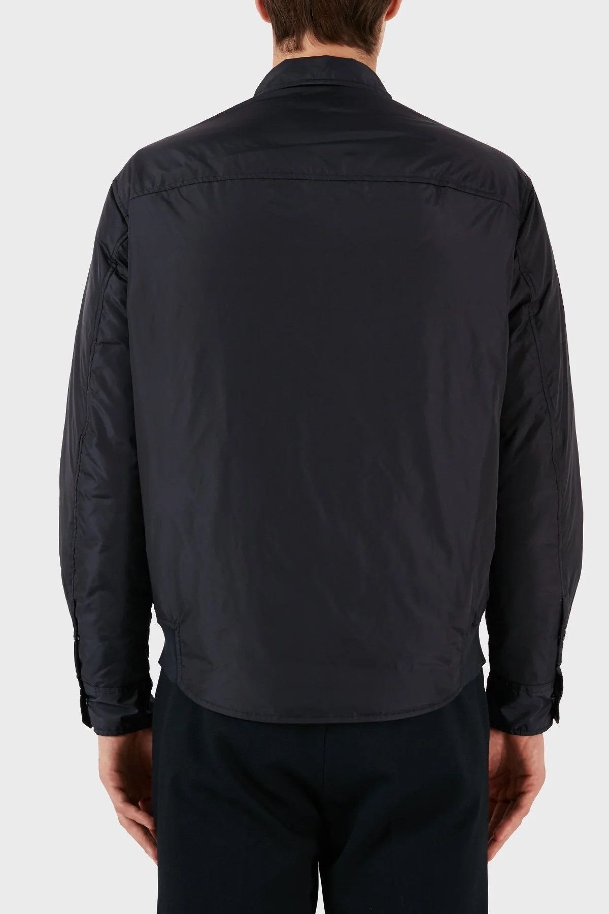 Emporio Armani Cepli Suya ve Soğuğa Karşı Dayanıklı Gömlek Yaka Regular Fit Erkek Mont 6R1C64 1NQTZ 0920 LACİVERT - 2