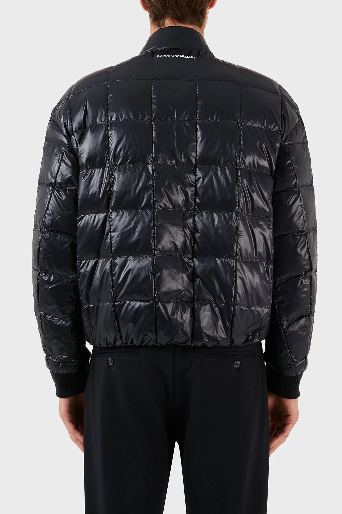 Emporio Armani Çift Taraflı Kuş Tüyü Dolgulu Regular Fit Şişme Erkek Mont 6R1B84 1NHMZ 0920 LACİVERT - 4