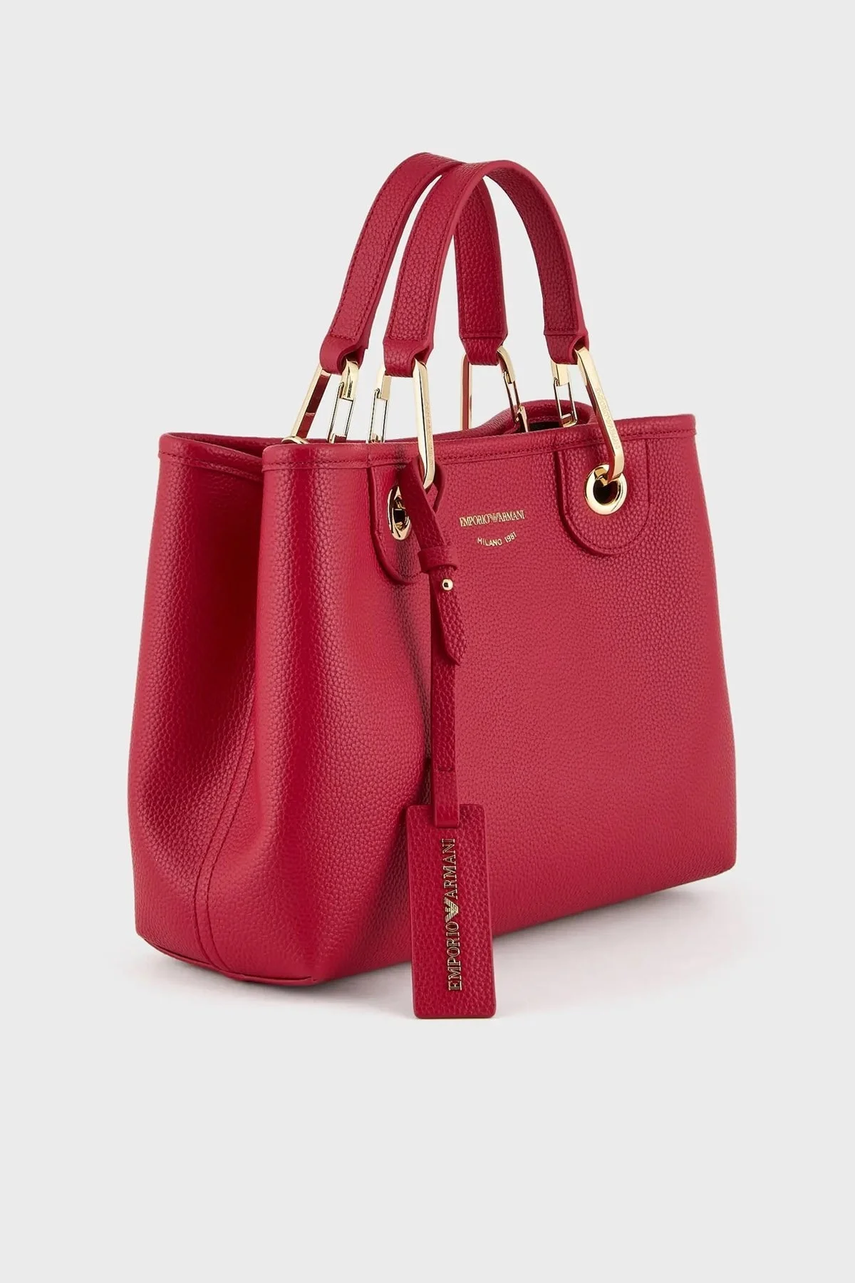 Emporio Armani Çıkarılabilir İç Bölmeli Uzatma Askılı Bayan Çanta Y3D166 YFO5B 80533 KIRMIZI - 6