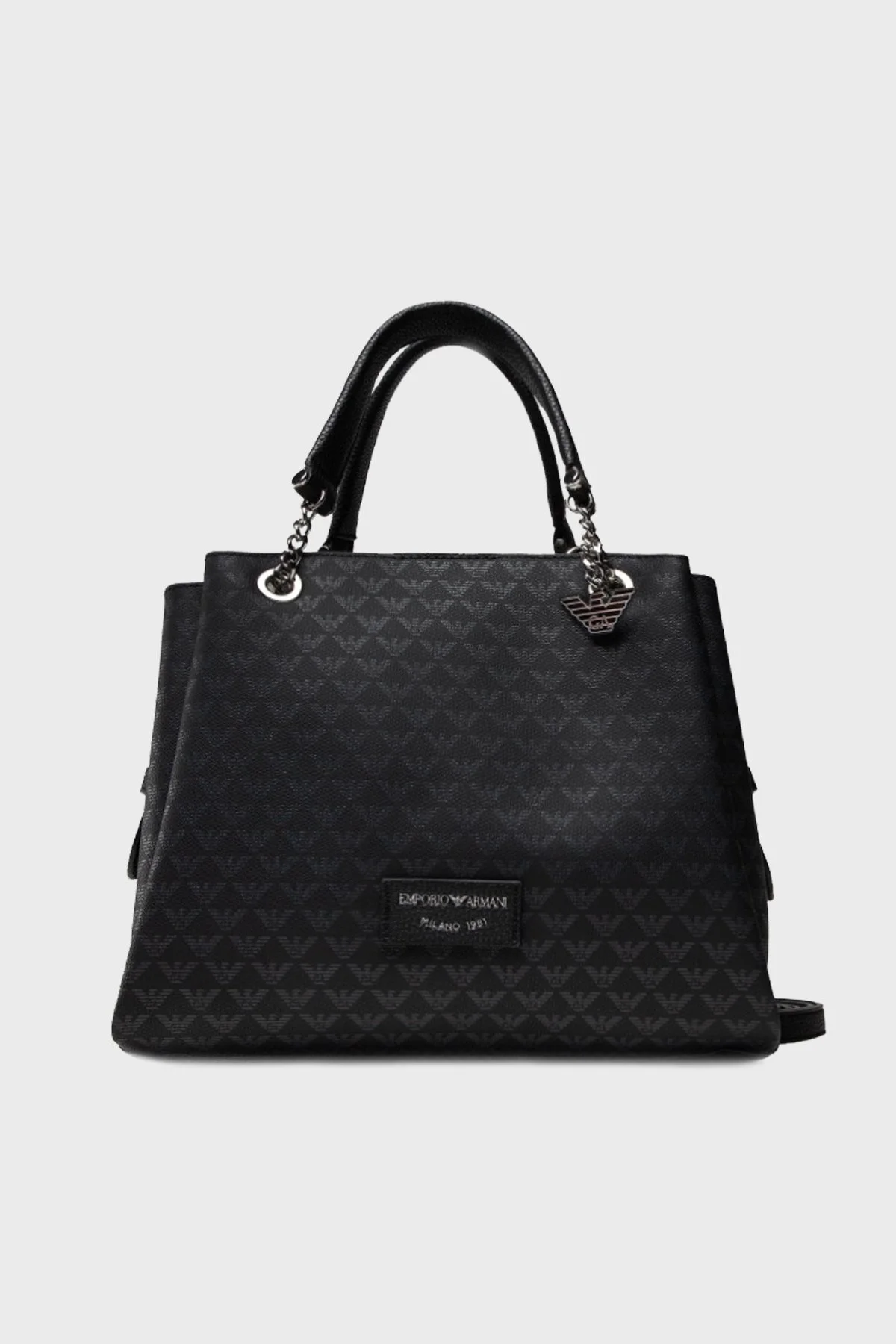 Emporio Armani Çıkarılabilir İç Detaylı Uzatma Askılı Bayan Çanta Y3D159 Y345E 80001 SİYAH - 1