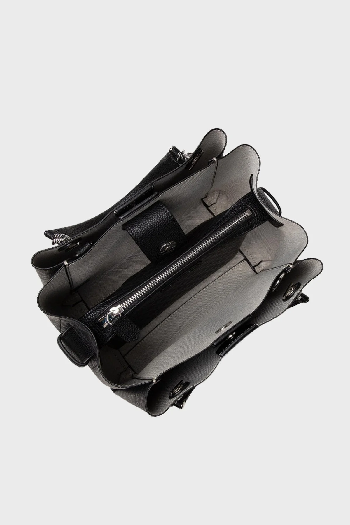 Emporio Armani Çıkarılabilir İç Detaylı Uzatma Askılı Bayan Çanta Y3D159 Y345E 80001 SİYAH - 6