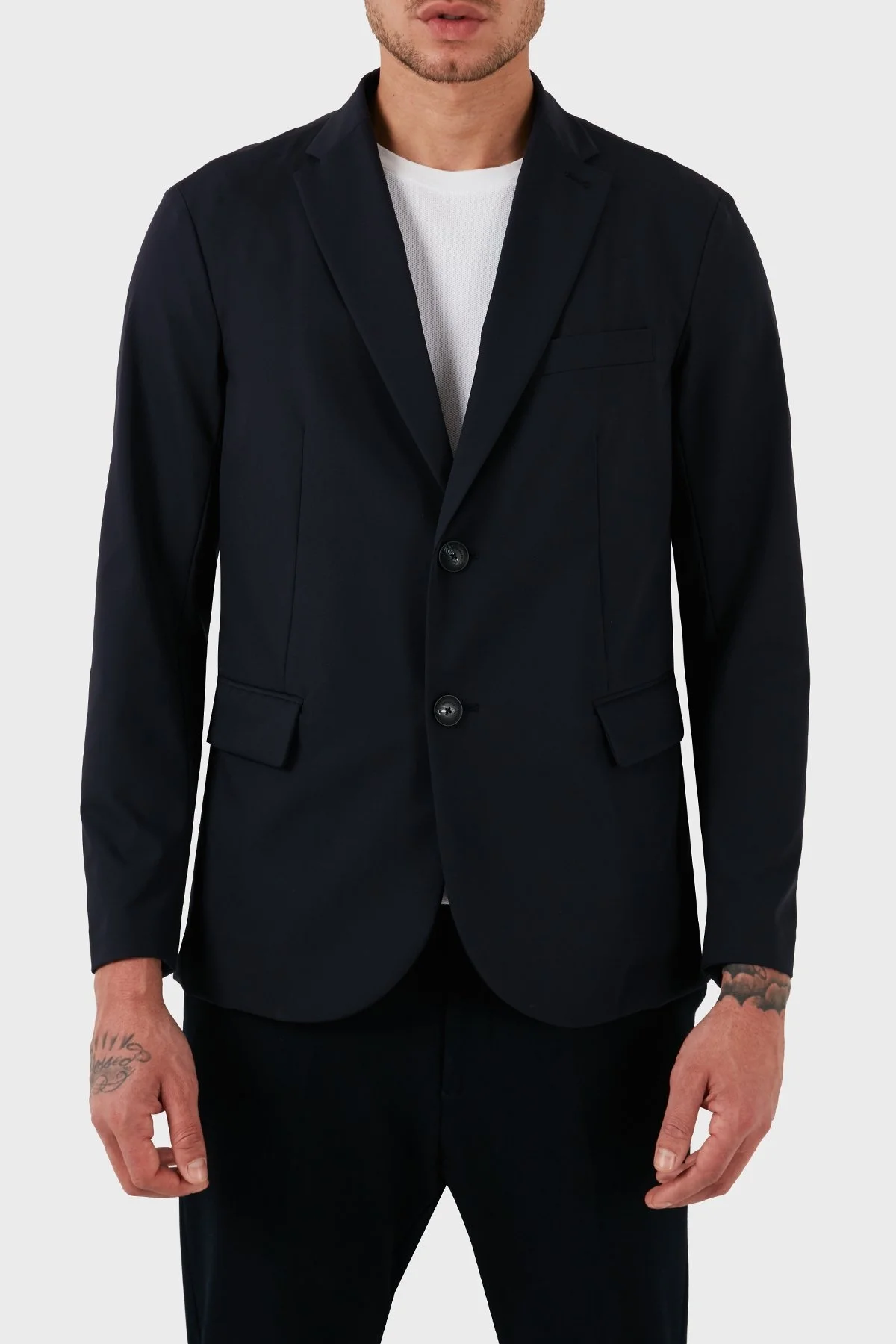 Emporio Armani Çıkarılabilir İç Katmanlı Blazer Erkek Ceket EM000046 AF10061 UB118 LACİVERT - 2