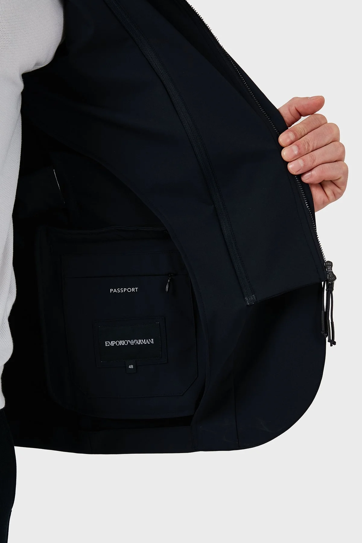 Emporio Armani Çıkarılabilir İç Katmanlı Blazer Erkek Ceket EM000046 AF10061 UB118 LACİVERT - 6