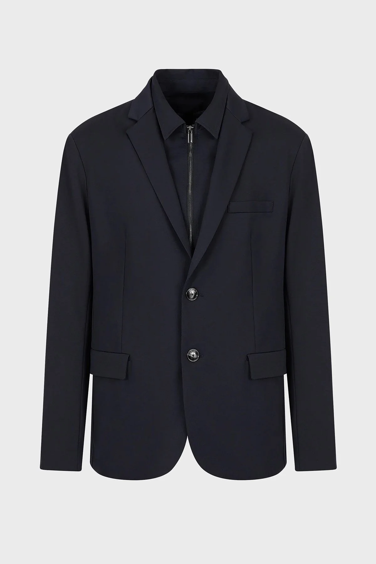 Emporio Armani Çıkarılabilir İç Katmanlı Erkek Ceket 3R1GM0 1JMTZ 0920 LACİVERT - 5