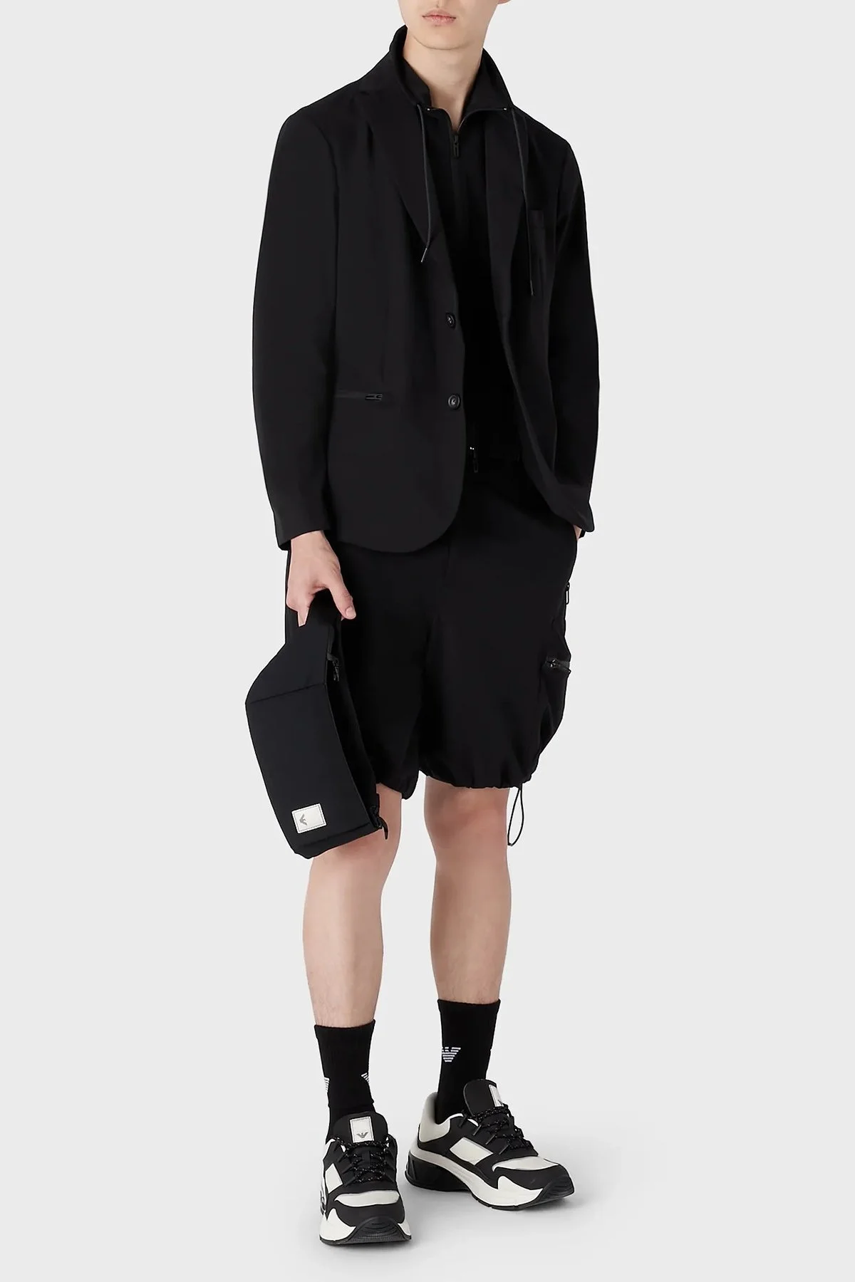 Emporio Armani Çıkarılabilir İç Katmanlı Regular Fit Erkek Ceket 3R1GL8 1NNIZ 0999 SİYAH - 3