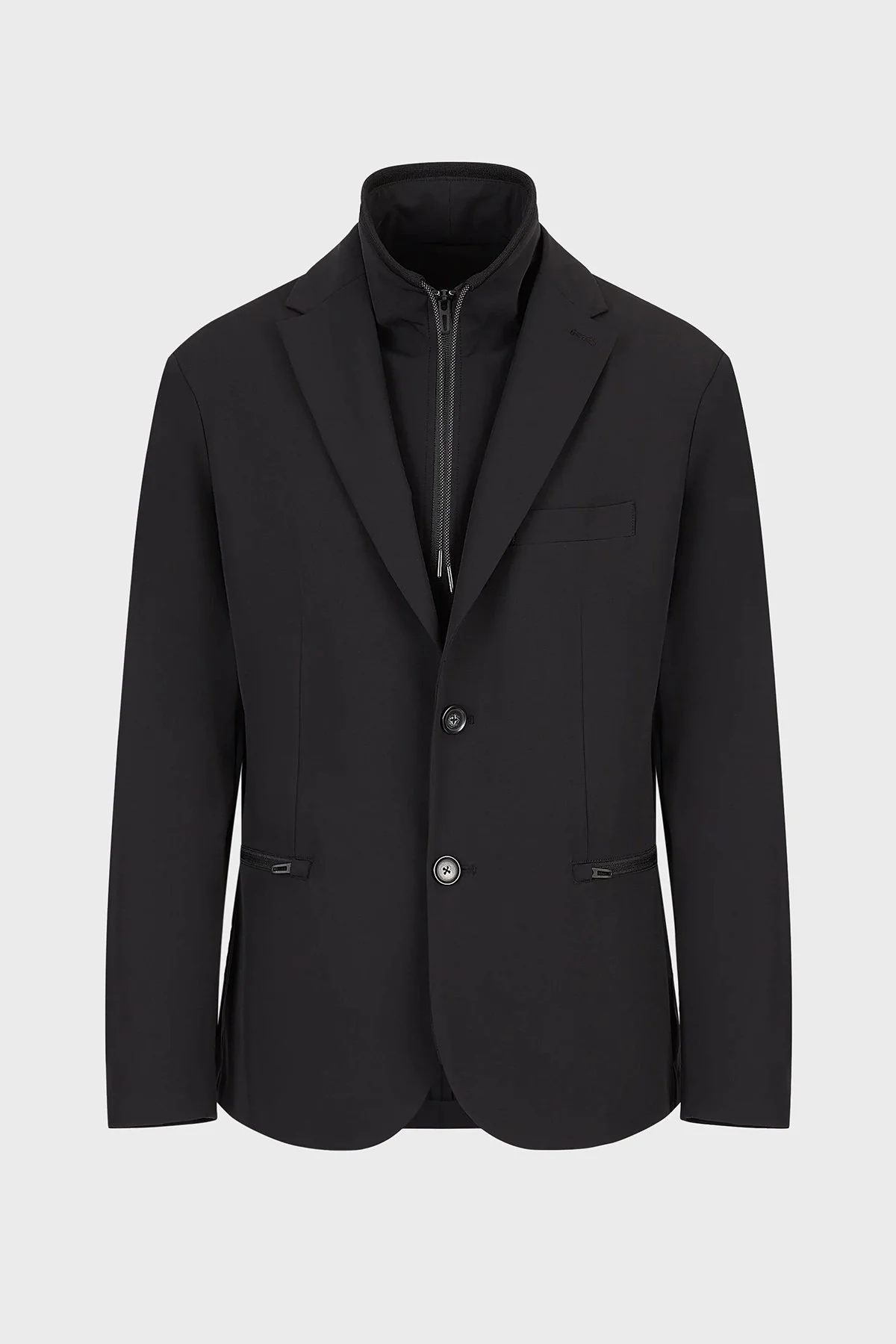 Emporio Armani Çıkarılabilir İç Katmanlı Regular Fit Erkek Ceket 3R1GL8 1NNIZ 0999 SİYAH - 5