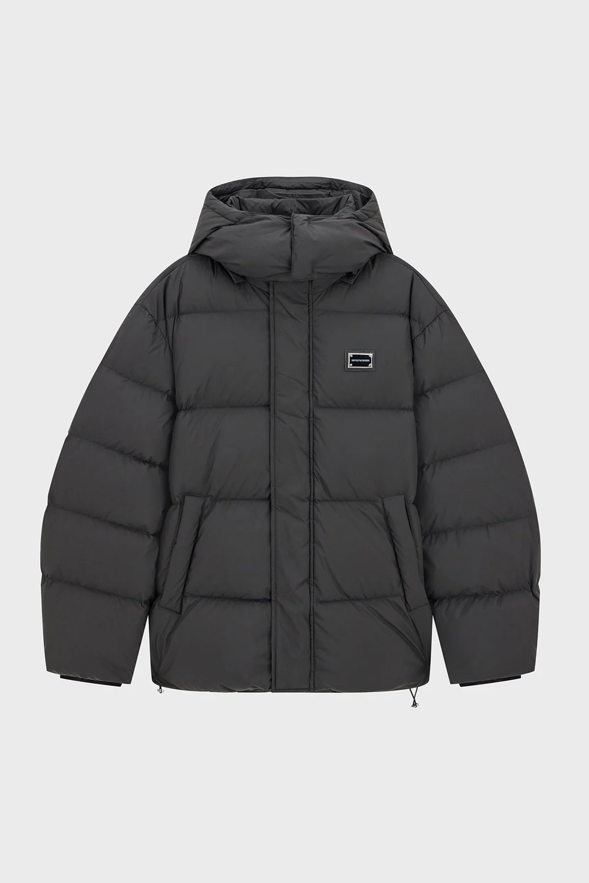 Emporio Armani Çıkarılabilir Kapüşonlu Yaka Kuş Tüyü Dolgulu Şişme Erkek Mont EM006745 AF18231 UC001 Siyah - 6