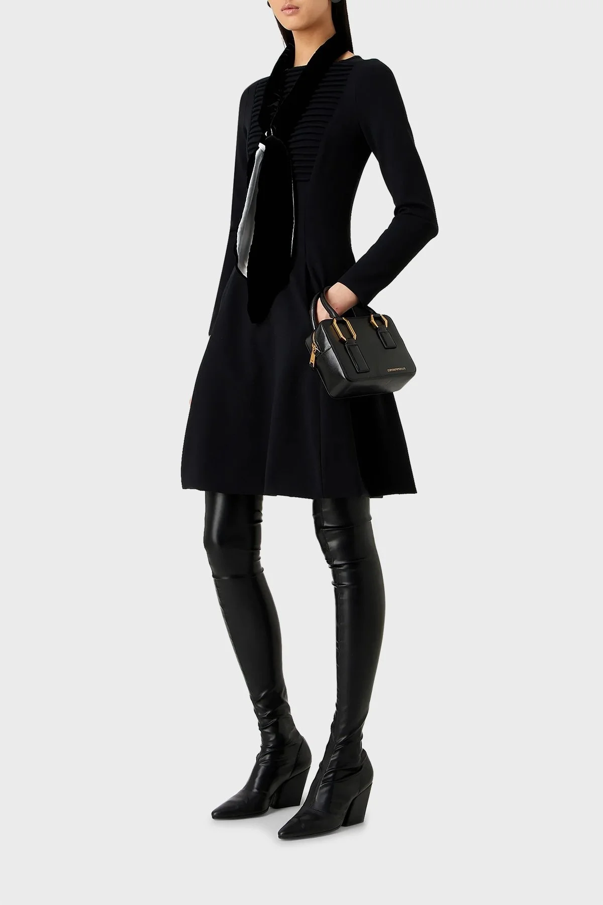 Emporio Armani Çıkarılabilir Omuz Askılı Bayan Çanta Y3A155 YWD1D 80001 SİYAH - 3