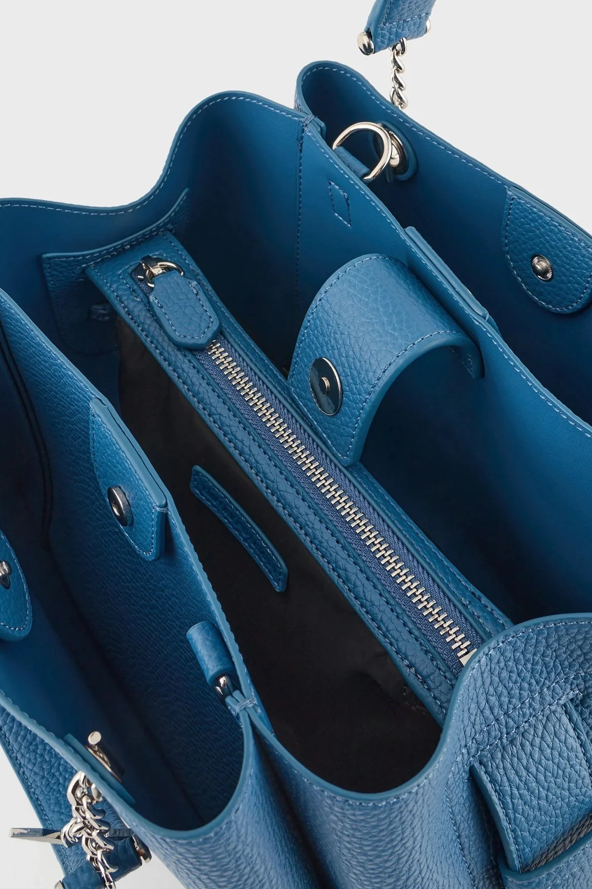 Emporio Armani Çıkarılabilir Omuz Askılı Bayan Çanta Y3D159 YFN6E 80623 MAVİ - 6