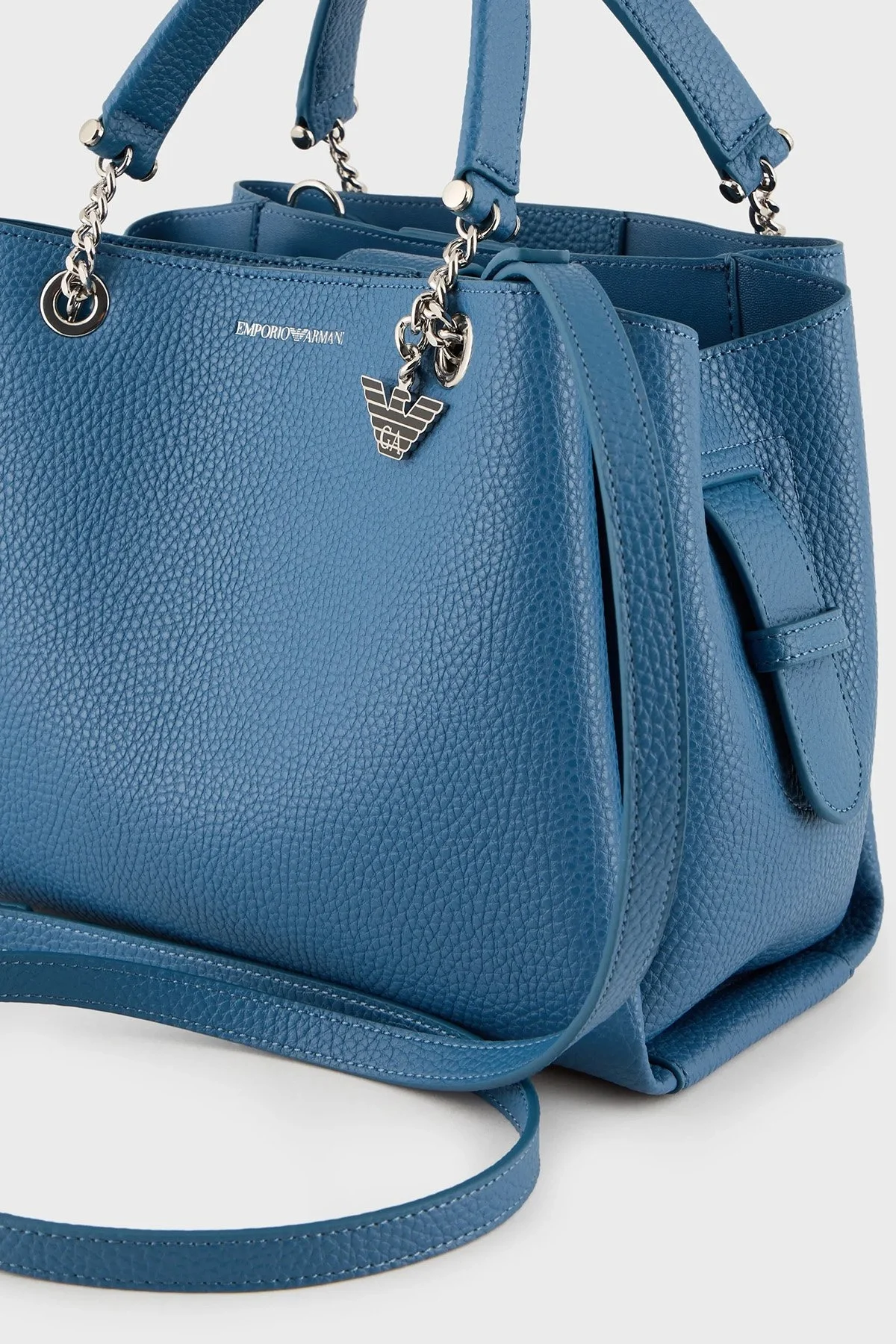 Emporio Armani Çıkarılabilir Omuz Askılı Bayan Çanta Y3D159 YFN6E 80623 MAVİ - 7