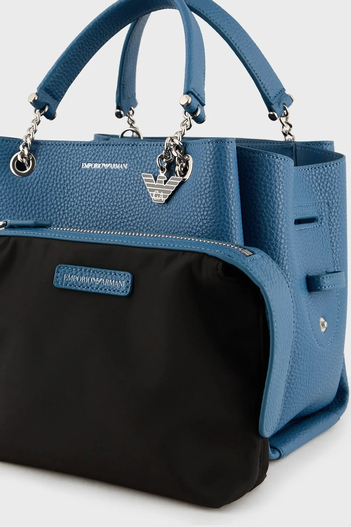 Emporio Armani Çıkarılabilir Omuz Askılı Bayan Çanta Y3D159 YFN6E 80623 MAVİ - 8