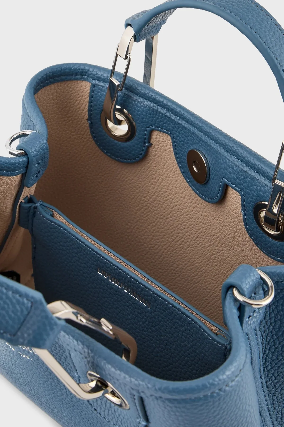 Emporio Armani Çıkarılabilir Omuz Askılı Bayan Çanta Y3D176 YFO5E 80569 MAVİ - 4