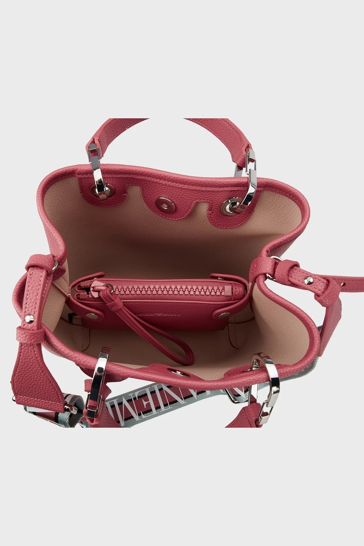 Emporio Armani Çıkarılabilir Omuz Askılı Bayan Çanta Y3D255 YFO5E 80654 GÜL KURUSU - 4