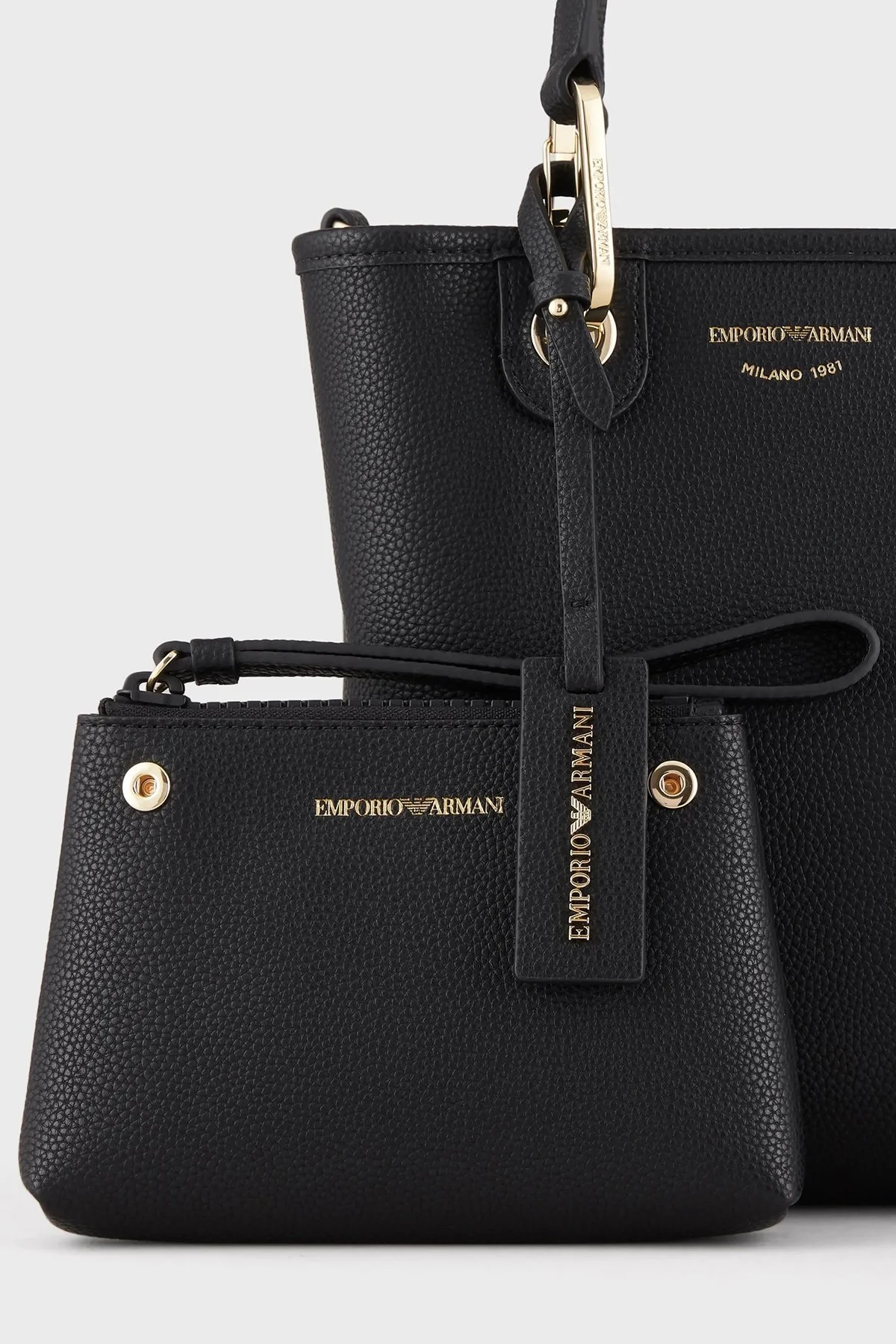 Emporio Armani Çıkarılabilir Uzatma Askılı Bayan Çanta Y3D255 YFO5B 85218 SİYAH - 4